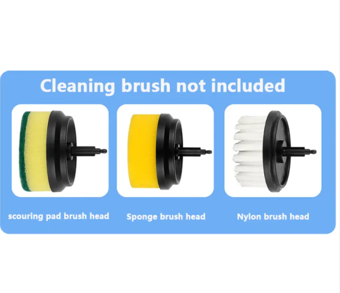 PowerScrub Electric Cleaning Brush - Multifunctional Scouring Pad