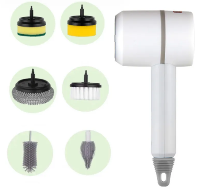 PowerScrub Electric Cleaning Brush - Multifunctional Scouring Pad